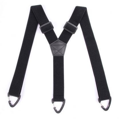 Men's Adjustable Suspenders - X-Back / Y-Back Styles with Hook Clips