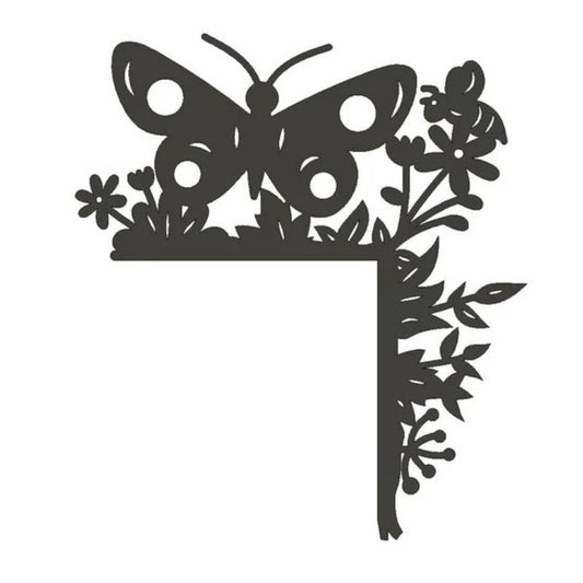 Butterfly & Bee Metal Door Topper DT072