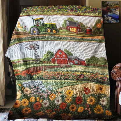Barnyard Blossom Blanket - C027 - Premium Blanket