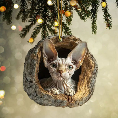 Sphynx Cat - Animal Christmas Ornament CH058