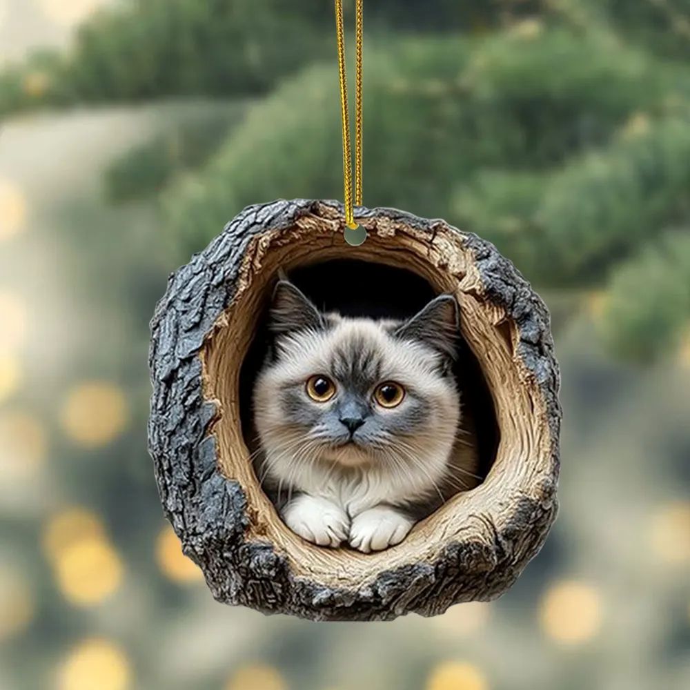 British Shorthair Cat - Animal Christmas Ornament CH060