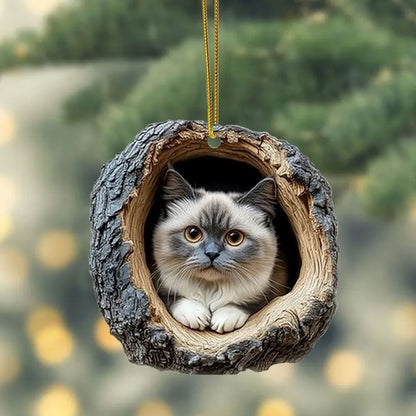 British Shorthair Cat - Animal Christmas Ornament CH060