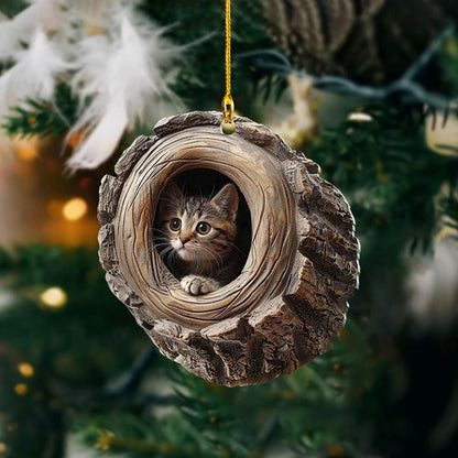 Cat - Animal Christmas Ornament CH063