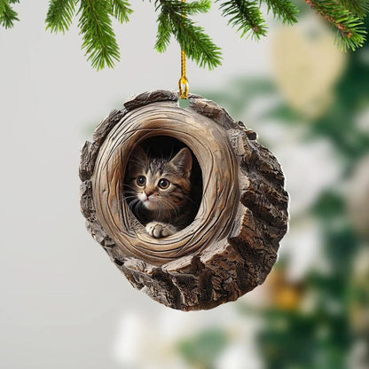 Cat - Animal Christmas Ornament CH063