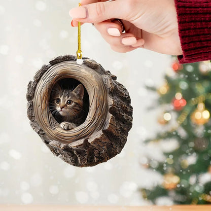 Cat - Animal Christmas Ornament CH063