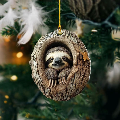 Sloth - Animal Christmas Ornament CH073