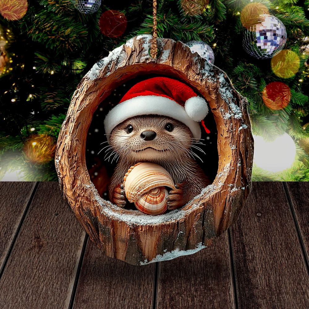 Otter - Animal Christmas Ornament CH081