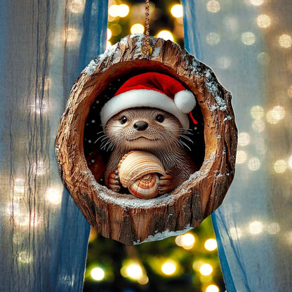 Otter - Animal Christmas Ornament CH081