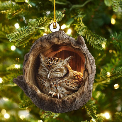 Owl - Animal Christmas Ornament CH104