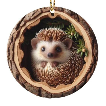 Hedgehog - Animal Christmas Ornament CH108