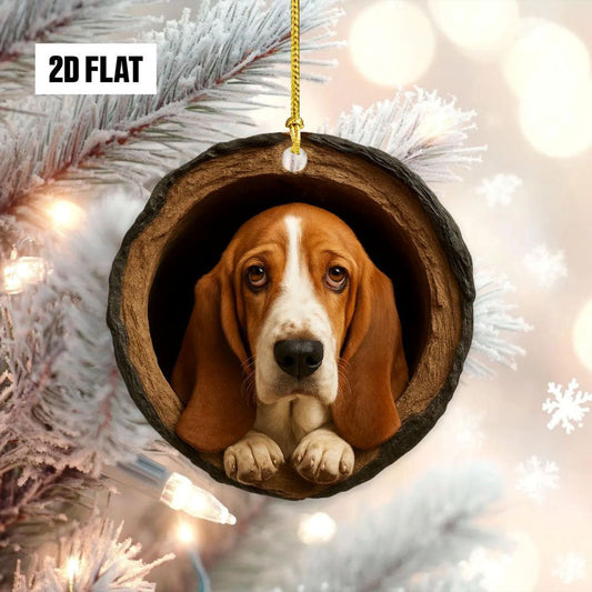 Basset Hound - Animal Christmas Ornament CH111