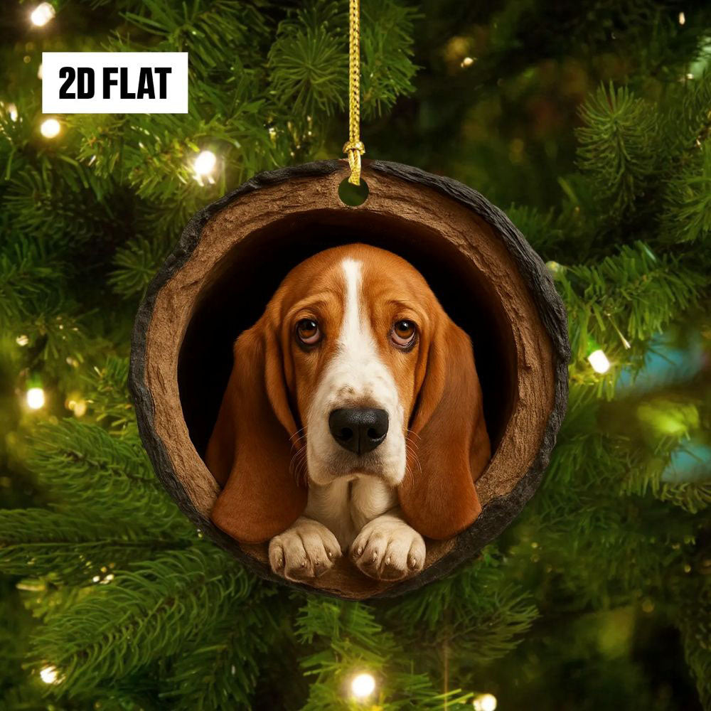 Basset Hound - Animal Christmas Ornament CH111