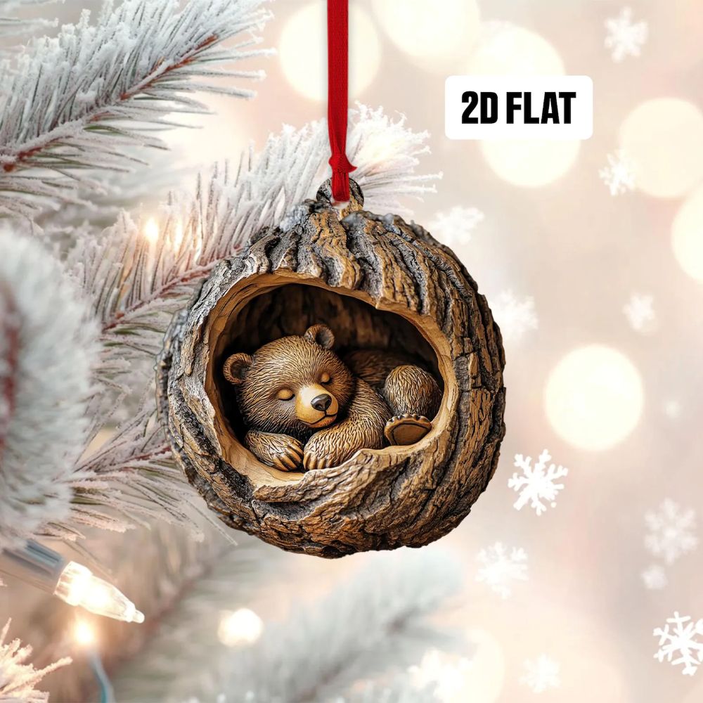 Bear- Animal Christmas Ornament CH112