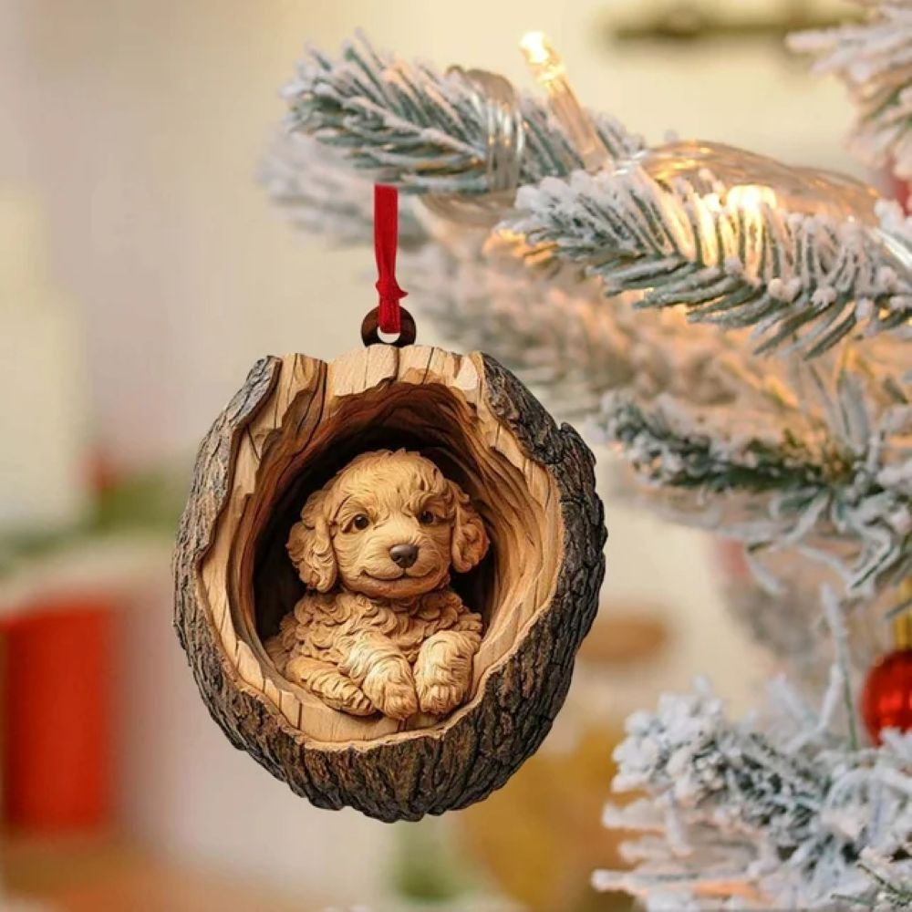 Goldendoodle Dog - Animal Christmas Ornament CH113