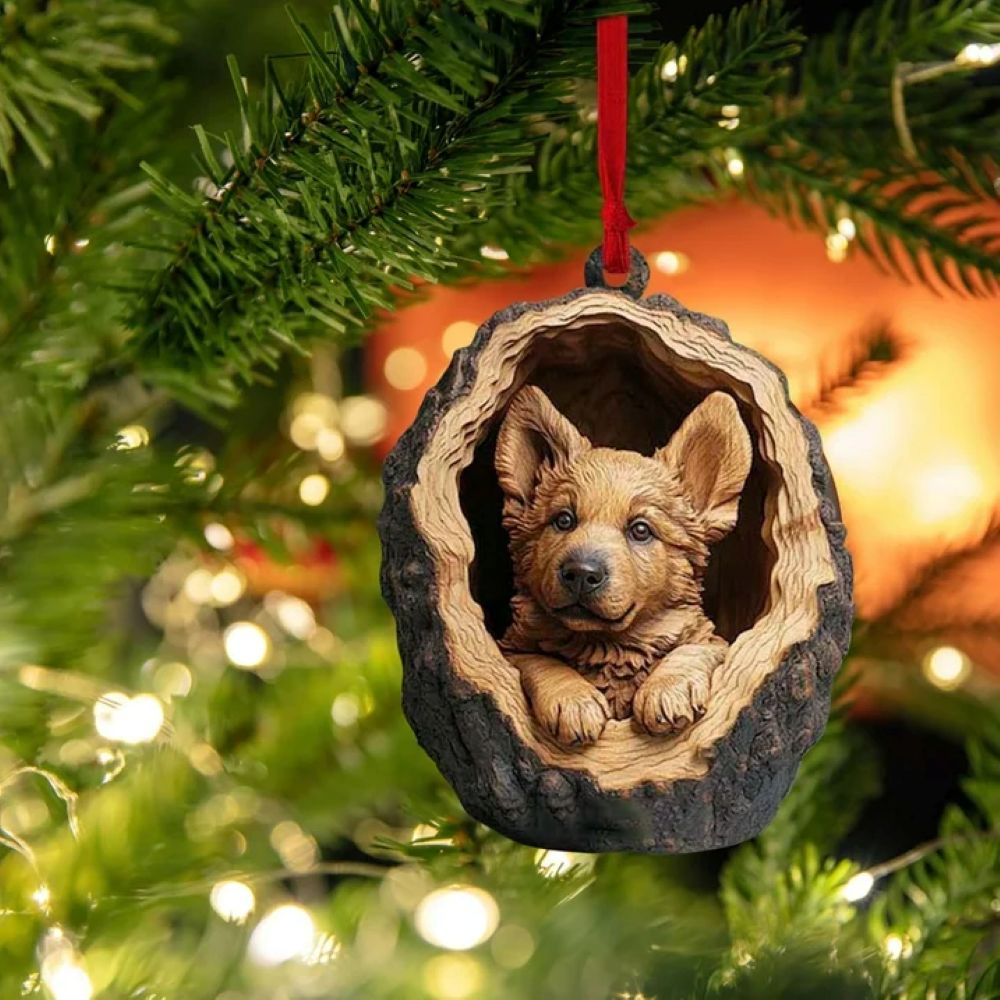 German Shepherd - Animal Christmas Ornament CH114
