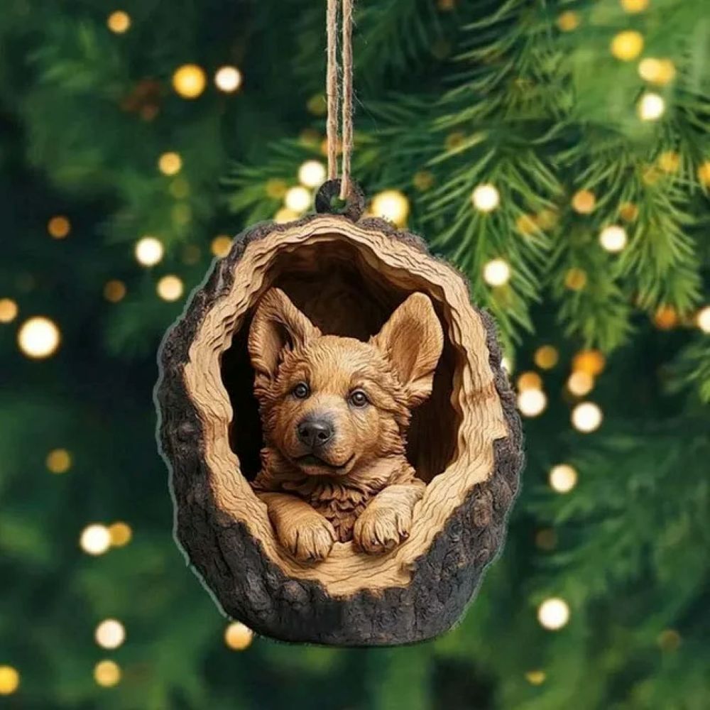 German Shepherd - Animal Christmas Ornament CH114