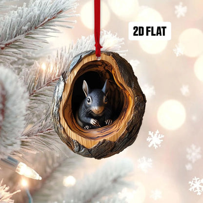 Squirrel - Animal Christmas Ornament CH117