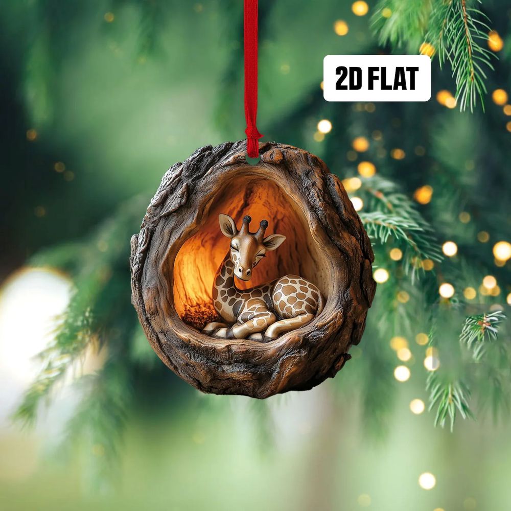 Giraffe - Animal Christmas Ornament CH118