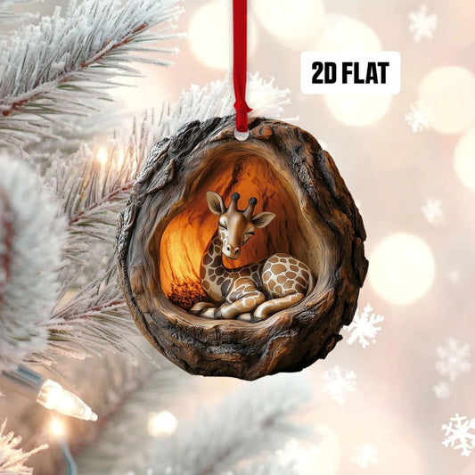 Giraffe - Animal Christmas Ornament CH118