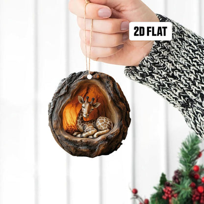 Giraffe - Animal Christmas Ornament CH118