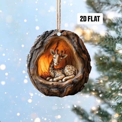 Giraffe - Animal Christmas Ornament CH118