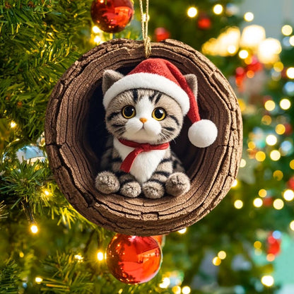 American Shorthair Cat - Animal Christmas Ornament CH121