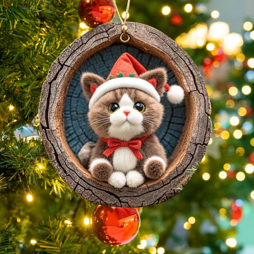 British Shorthair Cat - Animal Christmas Ornament CH122