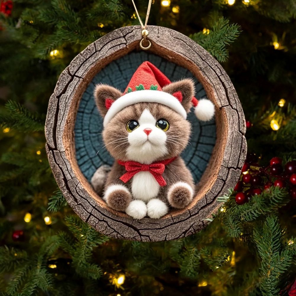 British Shorthair Cat - Animal Christmas Ornament CH122