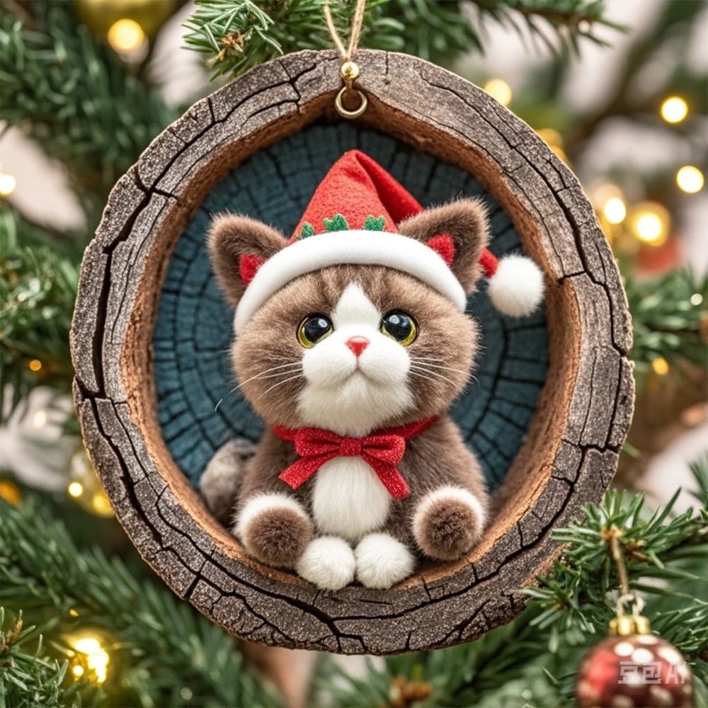 British Shorthair Cat - Animal Christmas Ornament CH122