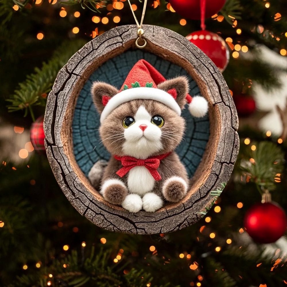 British Shorthair Cat - Animal Christmas Ornament CH122