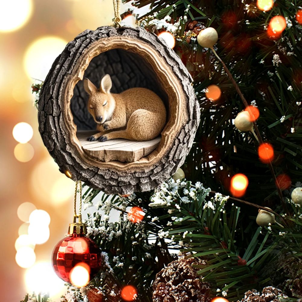 Kangaroo - Animal Christmas Ornament CH123