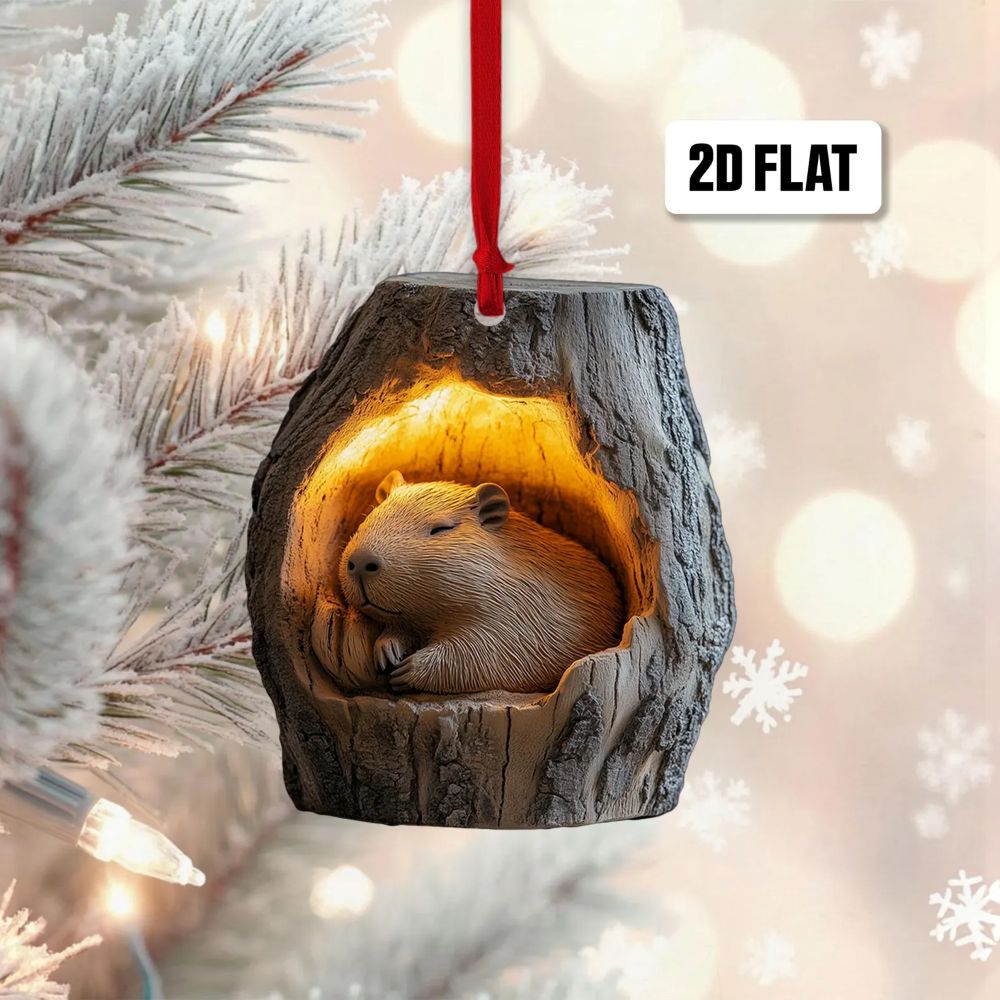 Capybara - Animal Christmas Ornament CH126