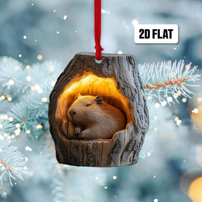 Capybara - Animal Christmas Ornament CH126