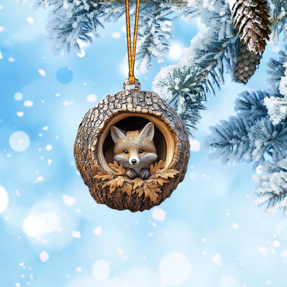 Fox - Animal Christmas Ornament CH127