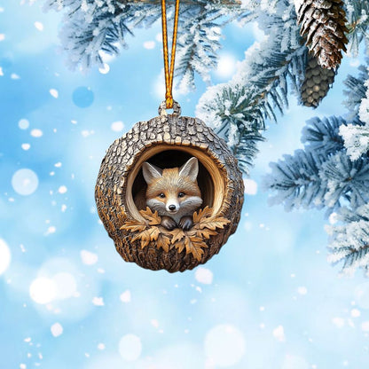 Fox - Animal Christmas Ornament CH127