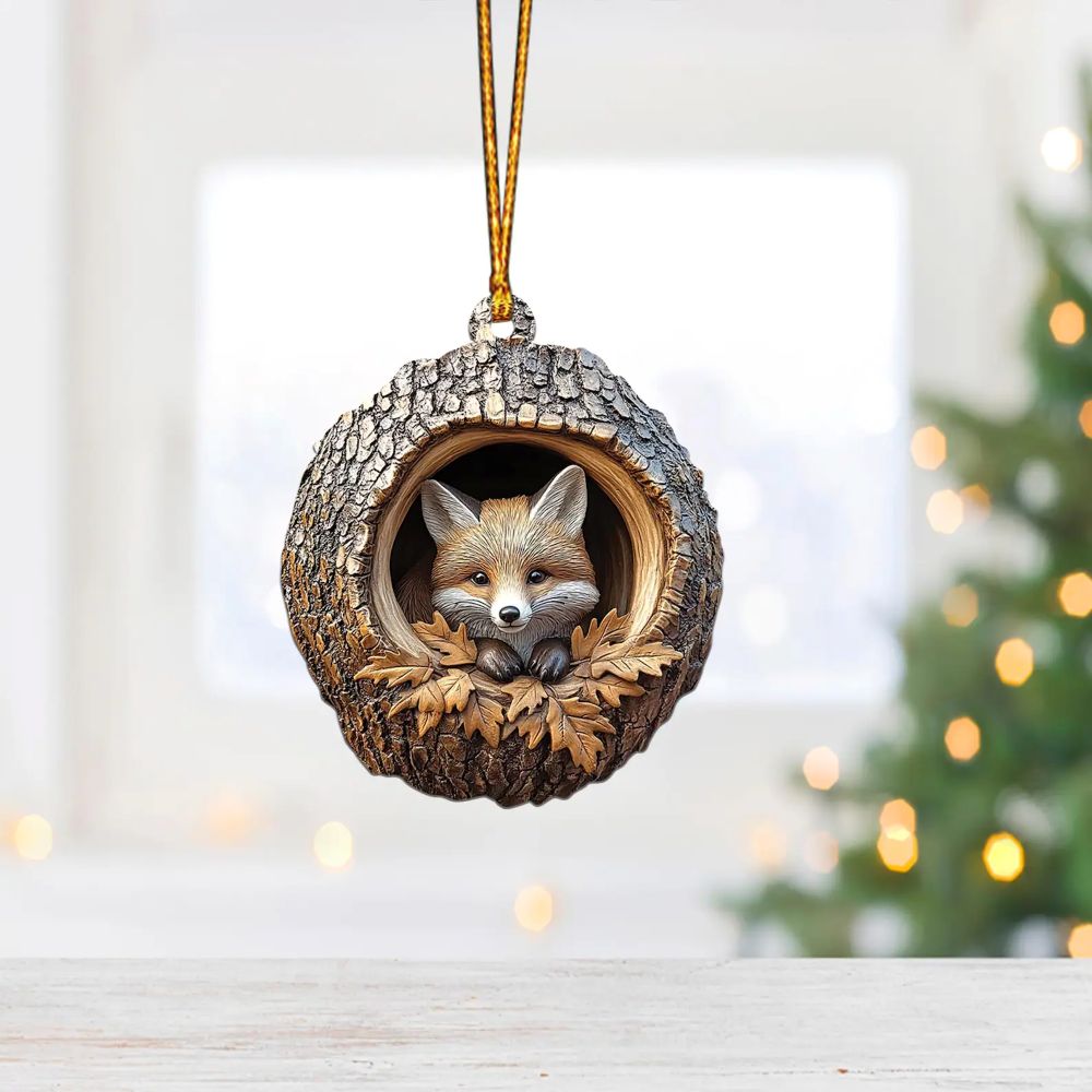 Fox - Animal Christmas Ornament CH127
