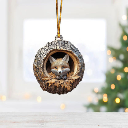 Fox - Animal Christmas Ornament CH127