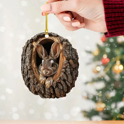 Bunny - Animal Christmas Ornament CH128