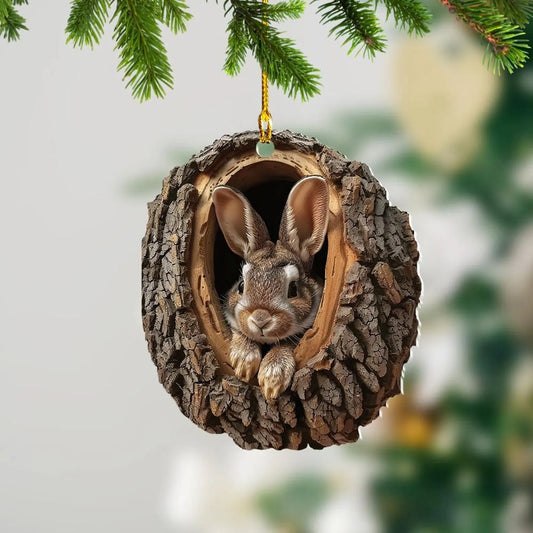 Bunny - Animal Christmas Ornament CH128