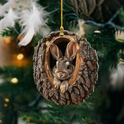 Bunny - Animal Christmas Ornament CH128