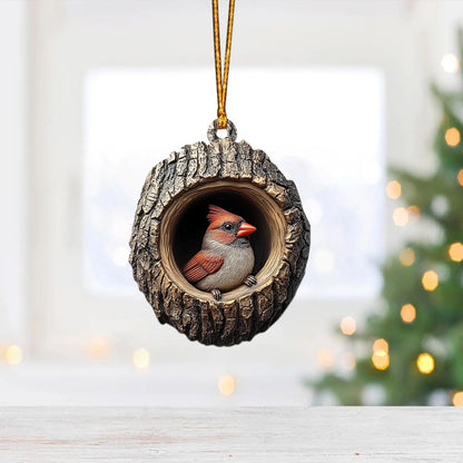 Red Cardinal - Animal Christmas Ornament CH134