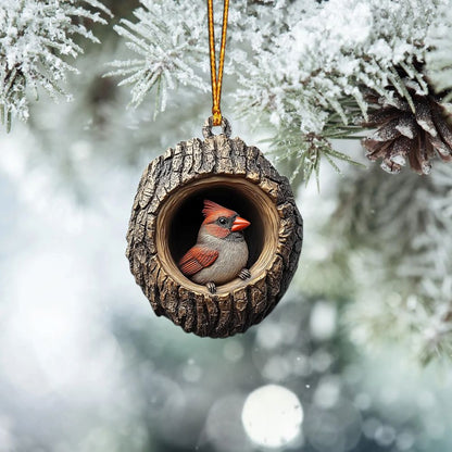 Red Cardinal - Animal Christmas Ornament CH134