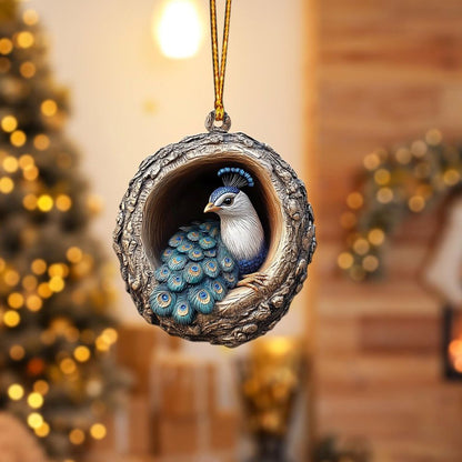 Peacock - Animal Christmas Ornament CH137