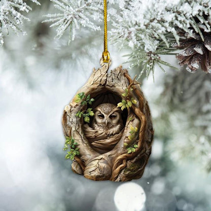 Owl - Animal Christmas Ornament CH138