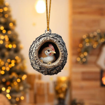 Chicken - Animal Christmas Ornament CH140