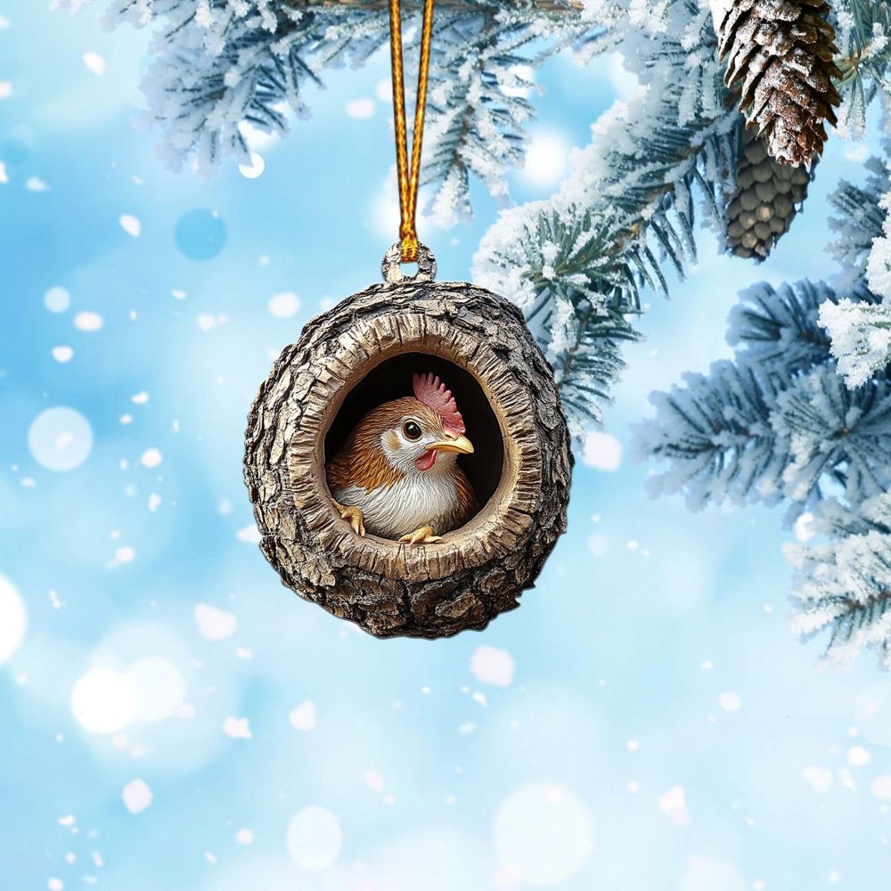 Chicken - Animal Christmas Ornament CH140