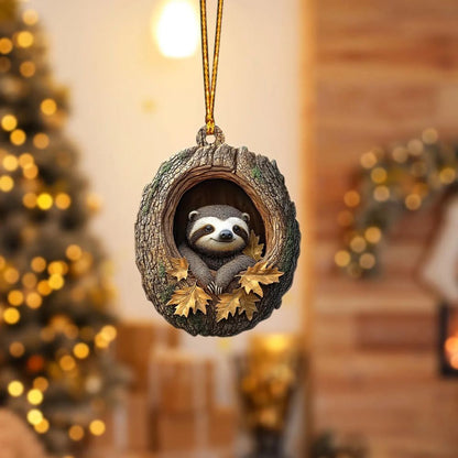 Sloth - Animal Christmas Ornament CH141