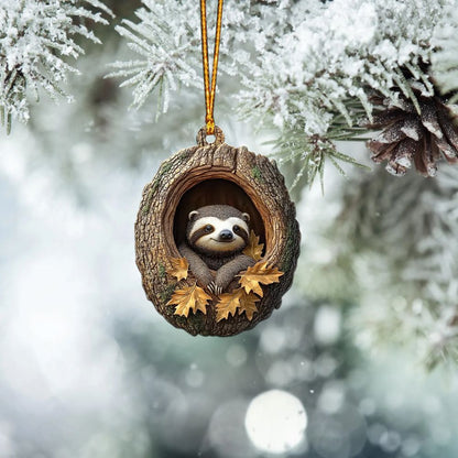 Sloth - Animal Christmas Ornament CH141
