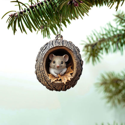 Mouse - Animal Christmas Ornament CH142