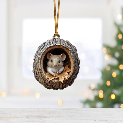 Mouse - Animal Christmas Ornament CH142